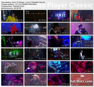 Guns N' Roses - Live in Paradise City 2012 DVDRip