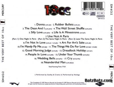 10cc - The Very Best Of 10cc (1997) (Lossless + MP3)