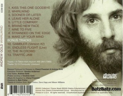 Andrew Gold - Whirlwind 1980 (Collectors' Choice Music 2005) Lossless