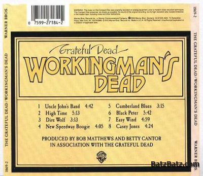 Grateful Dead - Workingman's Dead 1970 (Lossless)