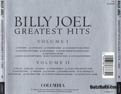 Billy Joel - Greatest Hits (Vol. I & II) 1985 (Lossless + MP3)