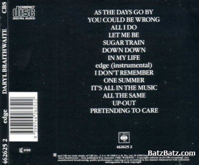 Daryl Braithwaite - Edge (1988) Lossless