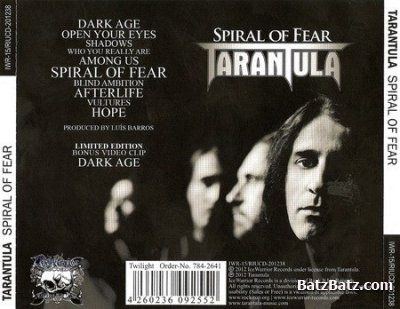 Tarantula - Spiral Of Fear (Limited Edition) 2012 (Lossless + MP3)