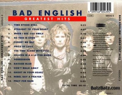 Bad English - Greatest Hits (1995) (Lossless + MP3)