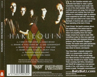 Harlequin - One False Move 1982 (Rock Candy 2012) lossless