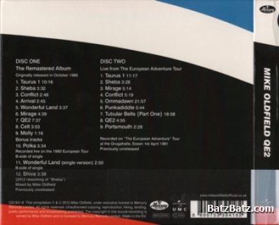 Mike Oldfield - QE2 1980 (2CD Deluxe Edition/Remast. Mercury Rec. 2012) Lossless