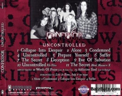 Confessor - Uncontrolled (2012) Lossless