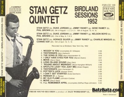 Stan Getz - Birdland Sessions (1952) [Lossless]