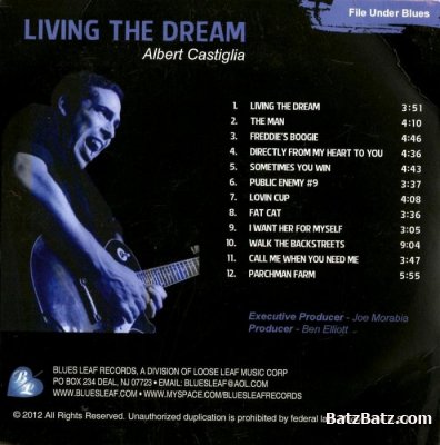 Albert Castiglia - Living the Dream (2012) [Lossless]