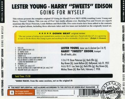 Lester Young & Harry "Sweets" Edison - Going For Myself... 1958 (2012) [Lossless+Mp3]