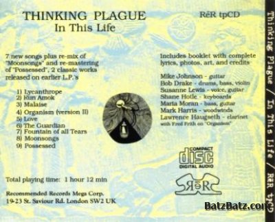 Thinking Plague - In this Life (1989) Lossless