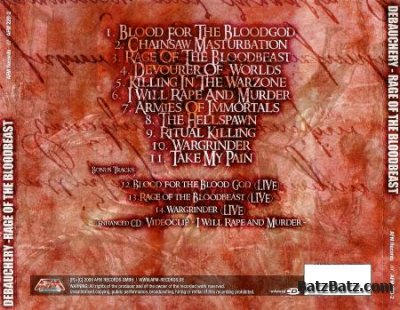 Debauchery - Rage Of The Bloodbeast (Limited Edition) 2004 (Lossless + MP3)