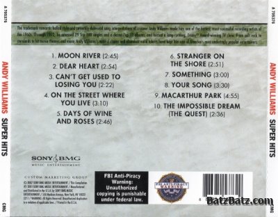 Andy Williams - Super Hits (2007) Lossless