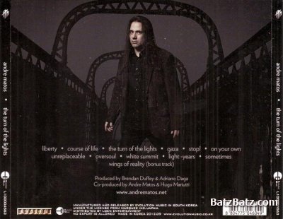 Andre Matos - The Turn Of The Lights (Korean Ed.) (2012) (Lossless + Mp3)