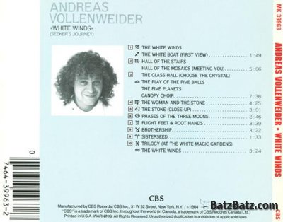 Andreas Vollenweider - White Winds (1984) Lossless