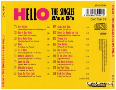 Hello - The Singles A's & B's Vol.2 (1992) Lossless