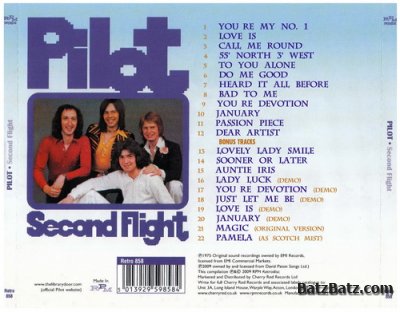 Pilot - Second Flight (+10 Bonus tracks) (1975) Lossless