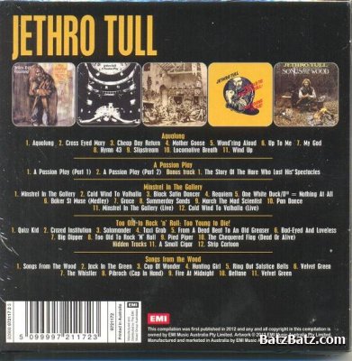 Jethro Tull  5 Album Set (2012)