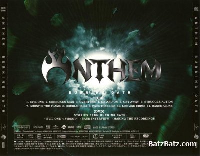 Anthem - Burning Oath (Deluxe Ed.) (Japan) (2012) (DVD)