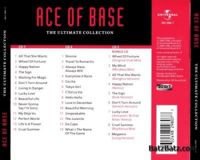 Ace Of Base - The Ultimate Collection (3CD) 2005 (Lossless + MP3)