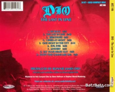Dio - The Last In Line 1984 (Audio Fidelity 2012/24 KT+Gold Lim. Num. Edt.) Lossless