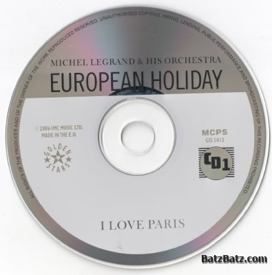 Michel Legrand & His Orchestra - European Holiday (2006 3 CD Box Set) Lossless + mp3