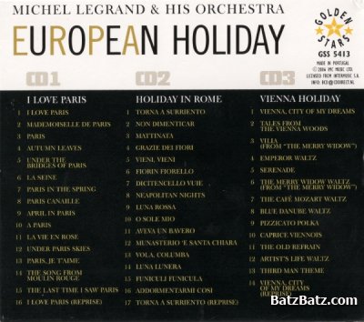 Michel Legrand & His Orchestra - European Holiday (2006 3 CD Box Set) Lossless + mp3