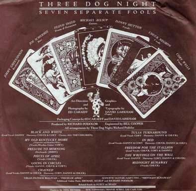 Three Dog Night - Seven Separate Fools 1972 (Universal Special Prod. 1995) Lossless