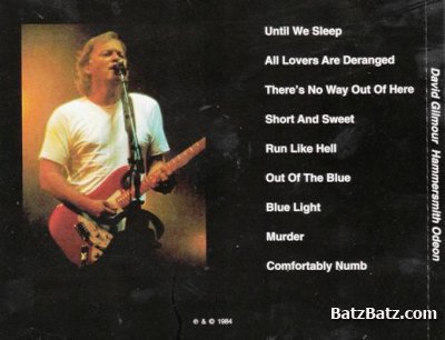 David Gilmour - Hammersmith Odeon 1984 (Bootleg) Lossless