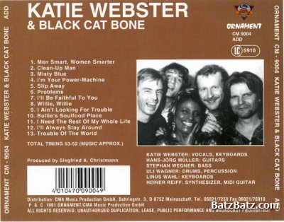 Katie Webster & Black Cat Bone - Men Smart Women Smarter (1991)