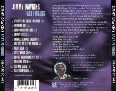 Jimmy Dawkins - Fast Fingers (1969) CD-1998 Lossless + MP3