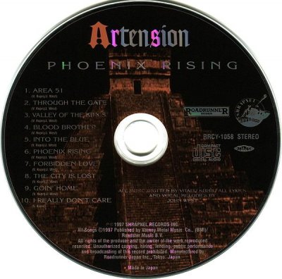 Artension - Phoenix Rising (Japanese Ed.) (1997)