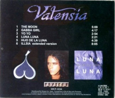 Valensia - Luna Luna: The Spring Album 2001 (Avalon Marquee/Japan) Lossless