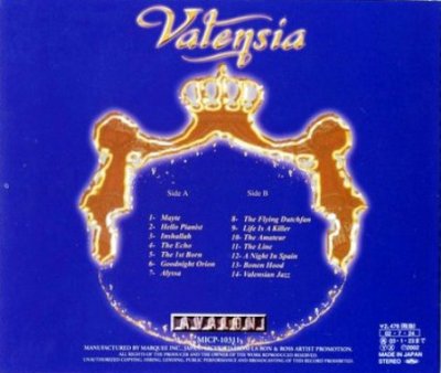 Valensia - The Blue Album (2002) Lossless