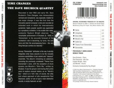 The Dave Brubeck Quartet - Time Changes (1964) Lossless