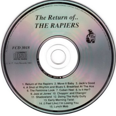 The Rapiers - Return of the Rapiers 1959-1963 (1991) Lossless