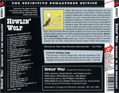 Howlin' Wolf - Moanin' In The Moonlighr [The Definitive Remastered Edition] (2012) Lossless