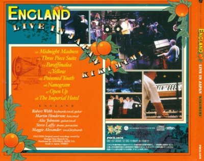 England - Live in Japan: Kikimimi 2006 (Strange Days Rec./Japan) Lossless