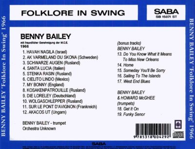 Benny Bailey  Folklore in Swing 1966/2000