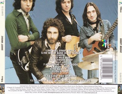 10CC - Sheet Music 1974 (7T's Rec. / Cherry Red Rec. 2007) Lossless