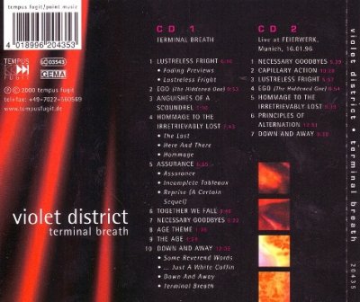 Violet District - Terminal Breath 2CD (2000) Lossless