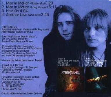 Frontline - Falling / Man In Motion 1995/1996 (Singles) Lossless