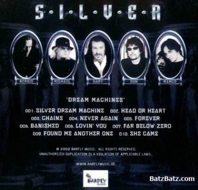 Album silver. Silver Dream Machines 2002. Dream Machine дискография. Machines Dream Band. Silver (uk) 2002 - Dream Machines.