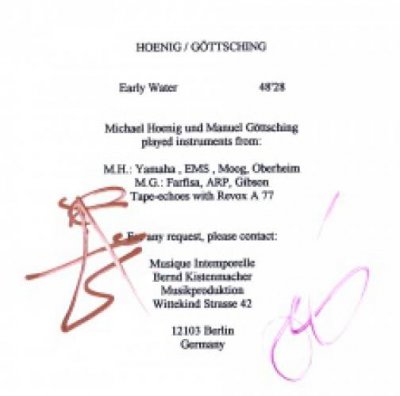 Manuel Gottsching & Michael Hoenig - Early Water 1976 (1995)