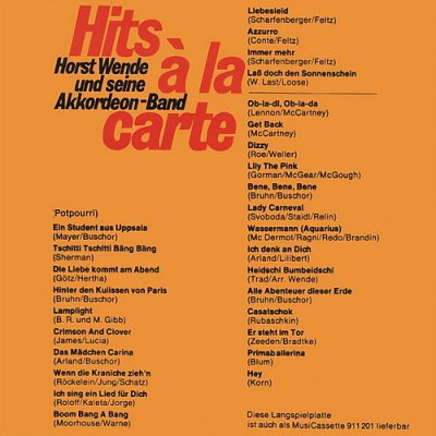 Horst Wende - Hits A La Carte (1968)