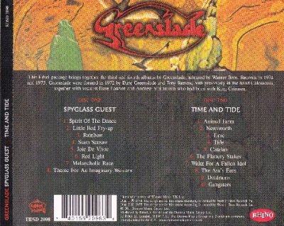 Greenslade - Spyglass Guest / Time and Tide 1974/1975 (2CD Edsel Rec. 2011) Lossless