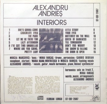 Alexandru Andries - Interiors 1984