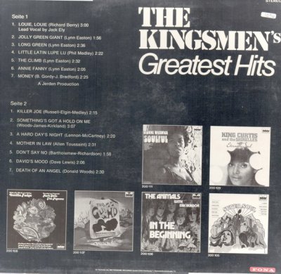 The Kingsmen - The Kingsmen's Greatest Hits 1973