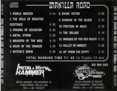 Manilla Road - Live By The Sword (Bootleg Compilation 1998)