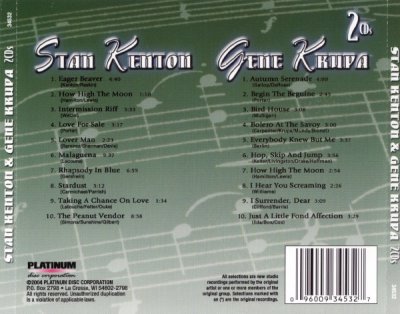 Stan Kenton & Gene Krupa - Stan Kenton & Gene Krupa (2004) Lossless + mp3